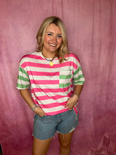 Load image into Gallery viewer, Watermelon Stripe Top
